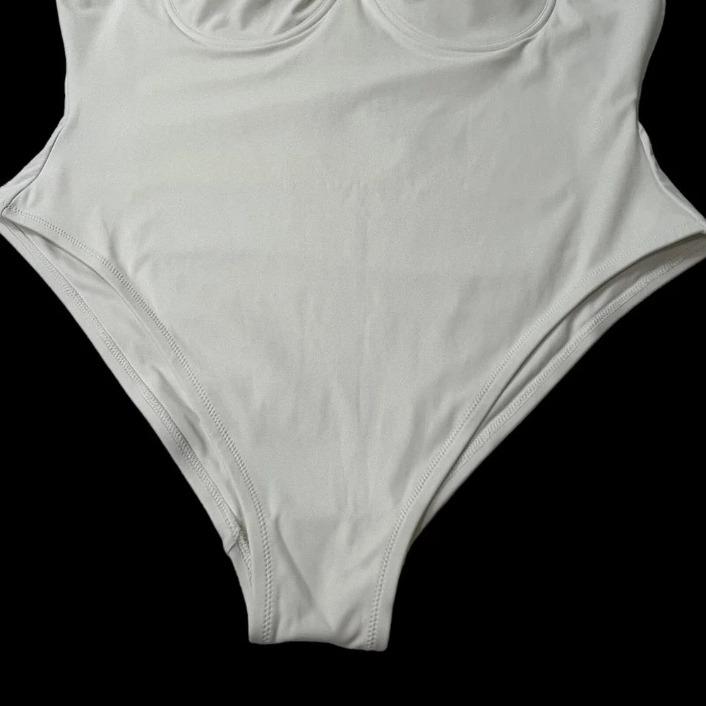 SKIMS Shaping Swim Underwire One Piece‎ Marble Womens 4X